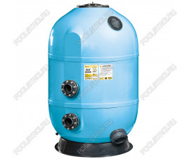 Фильтр AquaViva HS1400 (77 м³/ч, 1400 мм, 2780 кг, 110 мм, 2,5Бар, 1.2 м засыпка) + люк д/выгрузки и смотровое стекло