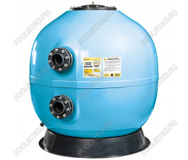 Фильтр AquaViva MS1400 (77м³/ч, 1400 мм, 2340 кг, 110 мм, 2,5 Бар,1м засыпка)+люк д/выгрузки