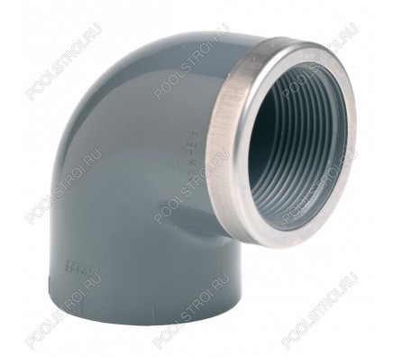 Угол 90° c металлическим кольцом EFFAST d40x1-1/4