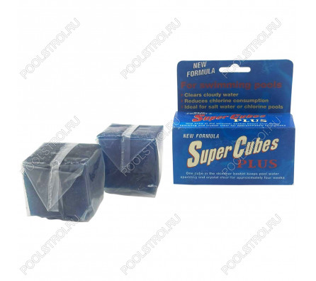 Флокулянт в гелевых блоках Melpool Super Cubes 4x75г